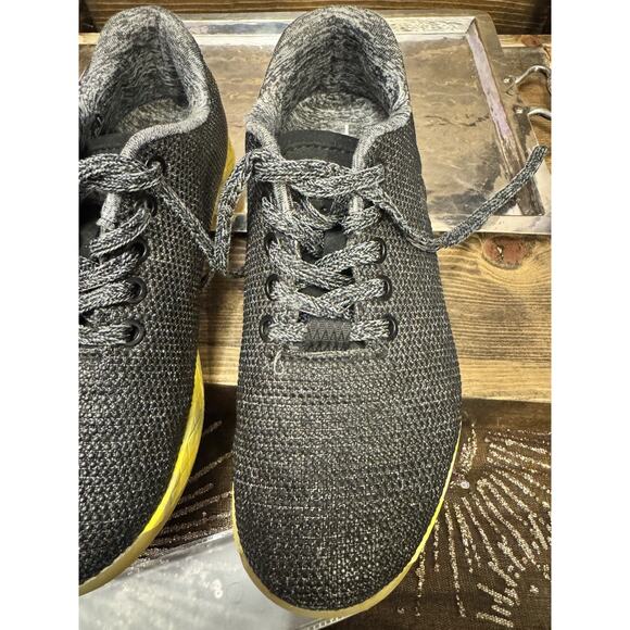 NOBULL Women’s/Men’s Trainers Gray Textured Knit Upper Honeycomb Sole Pre-loved - Picture 9 of 14